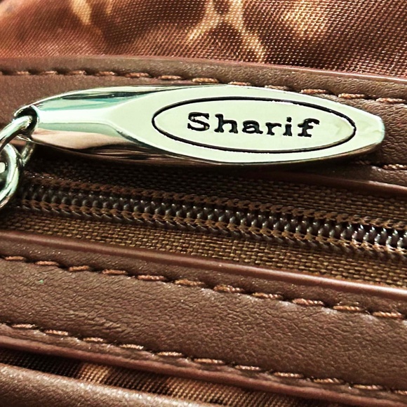 SATCHEL, LEATHER, BLUE WITH MULTICOLOUR FLORAL, TOP DOUBLE ZIP CLOSURE, TWO - Picture 14 of 16